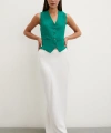 Düğmeli Yelek Yeşil