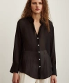 Şifon Gömlek Siyah