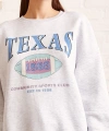 Şardonlu Texas Sweatshirt Gri