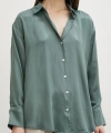 V Yaka Gömlek Yeşil