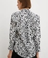 Animal Desenli Gömlek Siyah