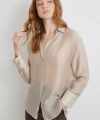 İnce Modal Gömlek Bej