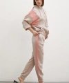 Yanı Şeritli Jogger Eşofman Altı Bej