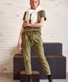 Beli İpli Salaş Gabardin Pantolon Haki