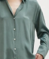 V Yaka Gömlek Yeşil
