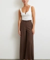 Geniş Paça Palazzo Pantolon Kahve