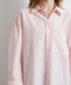 Helen Poplin Gömlek Pembe