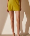 Yüksek Bel Şort Hardal