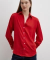Cupra Saten Gömlek Kırmızı