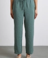 Beli Lastikli Arkası Cepli Rahat Pantolun Haki