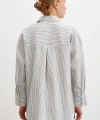 Çizgili Gömlek Ekru