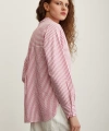 Çizgili Gömlek Pembe