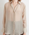 İnce Modal Gömlek Bej