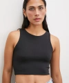 Basic Crop Top Siyah