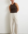 Beli Lastikli Boru Paça Pantolon Bej