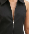 Fermuarlı Yelek Siyah