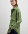 Mars Tencel Dökümlü Gömlek Yeşil