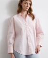 Oversize Pamuklu Gömlek Pembe