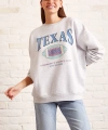 Şardonlu Texas Sweatshirt Gri