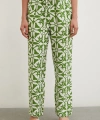 Beli Lastikli Boru Paça Pantolon Yeşil