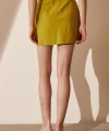 Yüksek Bel Şort Hardal