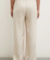 Belden Bağlamalı Pantolon Bej