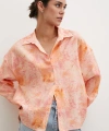 Damla Desenli Gömlek Pembe