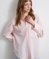 Helen Poplin Gömlek Pembe