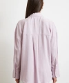 Cepli Çizgili Gömlek Lila