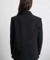 Klasik Poliviskon Ceket Siyah