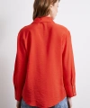Basic Viskon Gömlek Kırmızı
