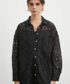 Cepli Dantel Gömlek Siyah