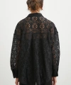 Cepli Dantel Gömlek Siyah