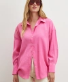 Basic Modal Gömlek Pembe