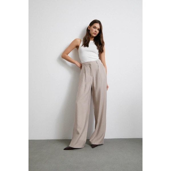 Modal Palazzo Pantolon Bej