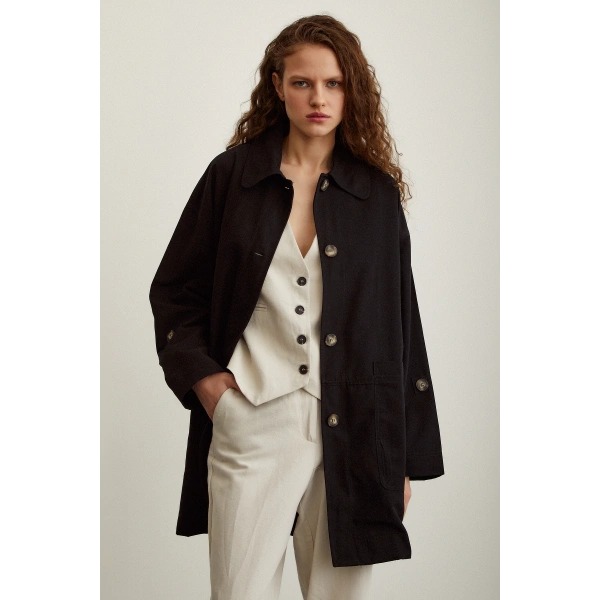 Torba Cepli Trençkot Siyah