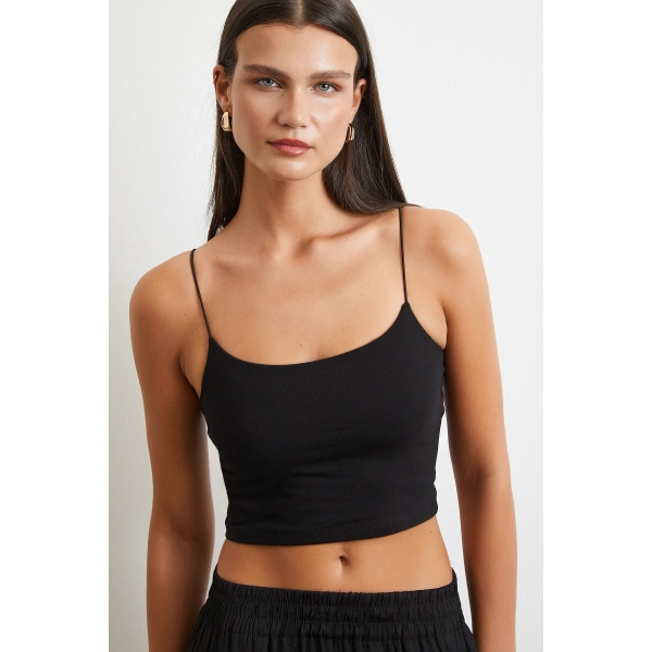 Lastik Askılı Top Siyah