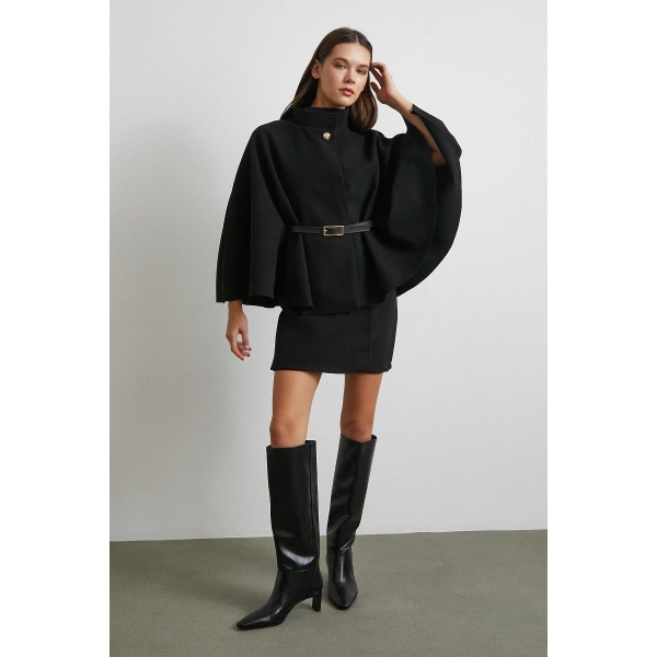 Kemer Kaşe Panço Siyah