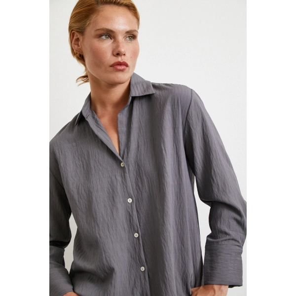 Paralel Çizgili Gömlek Antirasit