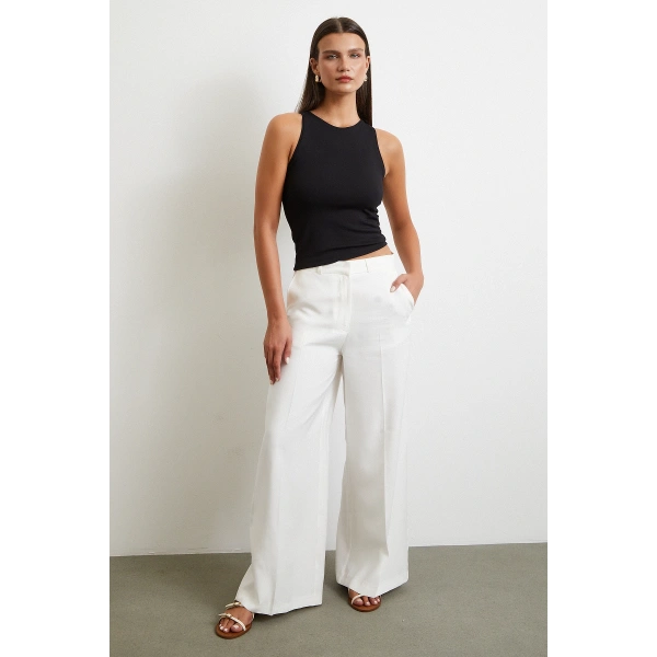 Basit Crop Top Siyah