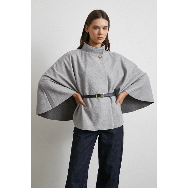 Kemer Kaşe Panço Gri