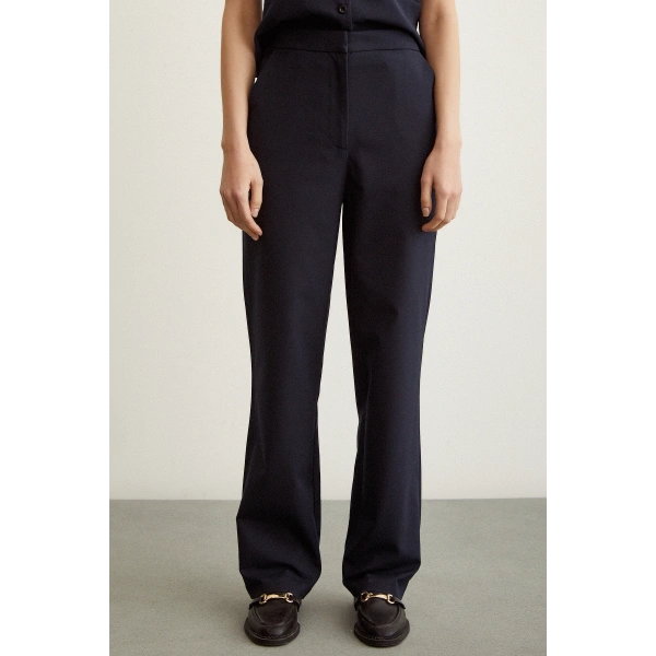 Klasik Boru Paça  Pantolon Lacivert