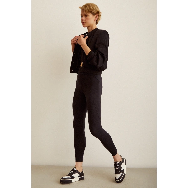 Toparlayıcı Tayt Siyah