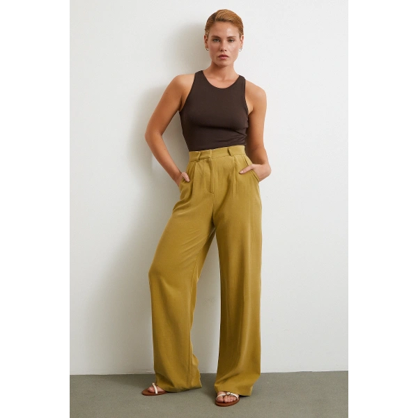 Basit Crop Top Kahve