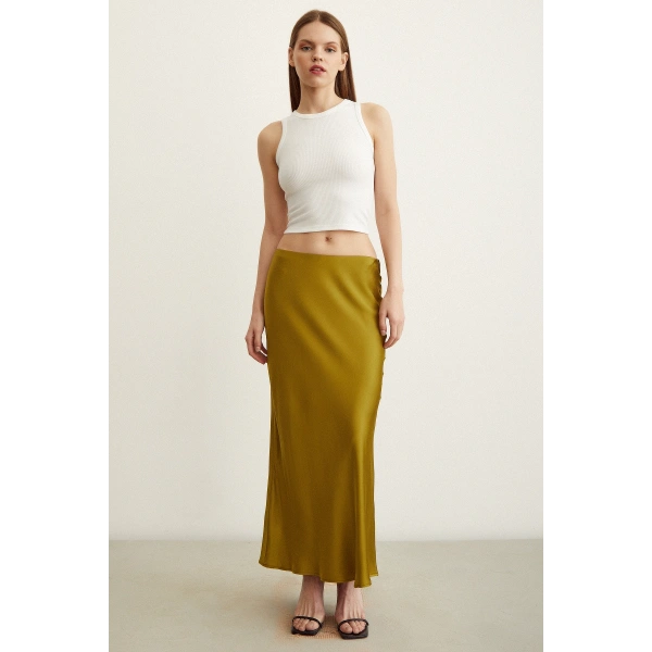 Verev Saten Etek Olive