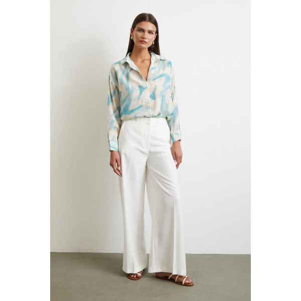 Deniz Esintisi Gömlek Turkuaz