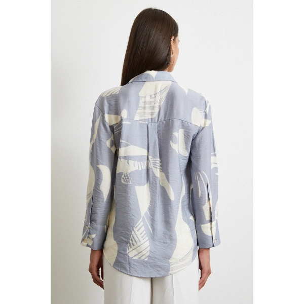 V Yaka Modal  Gömlek Antirasit