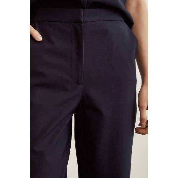 Klasik Boru Paça  Pantolon Lacivert