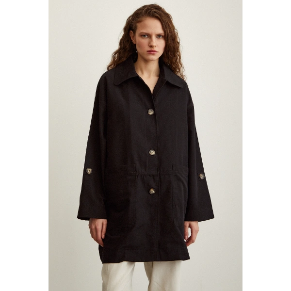 Torba Cepli Trençkot Siyah