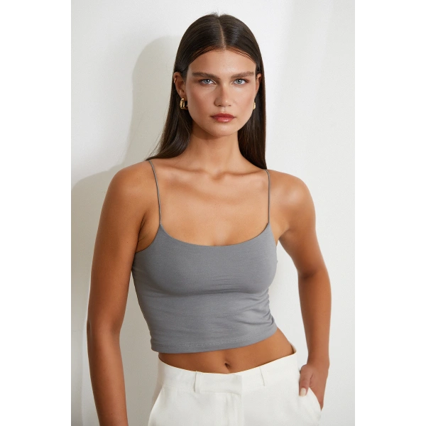 Lastik Askılı Top Gri